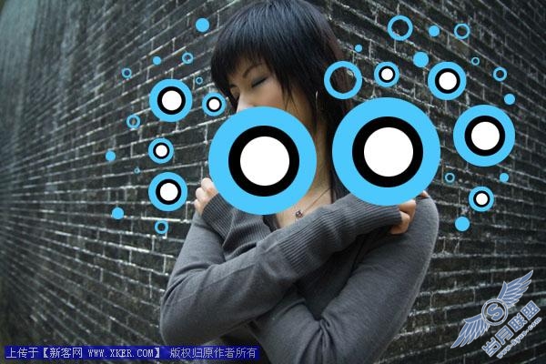 巧用Photoshop个性画笔为MM照做超酷签名