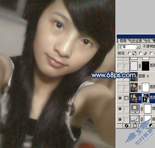 Photoshop修复模糊杂色的<a href=http://www.syue.com/Digital/Mobile/ target=_blank class=infotextkey>手机</a>图片