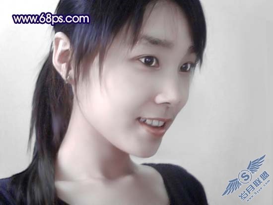 Photoshop照片处理:调出美女照片柔和的淡黄色