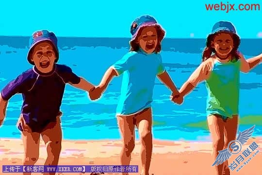 Photoshop的LAB模式做“非主流”照片