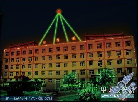 Photoshop把白天打造成节日夜晚效果