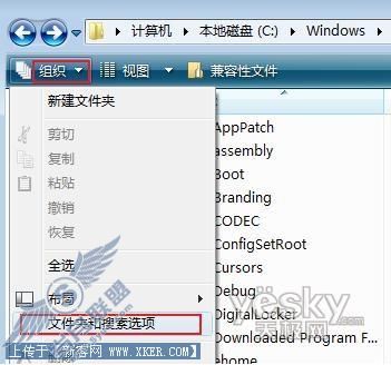 Vista操作系统中文件扩展名如何显示1