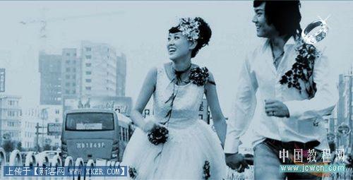 Phototshop:风雨同济婚纱艺术写真效果 Phototshop:风雨同济婚纱艺术写真效果