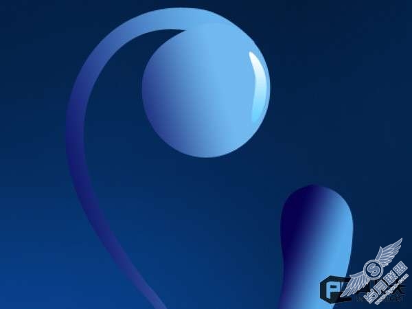 photoshop用钢笔工具绘制3D抽象物体【图】_