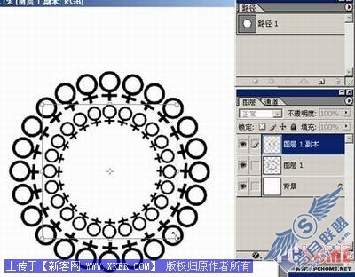 巧用Photoshop画笔制作四方连图案