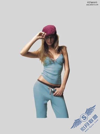 Photoshop合成美女与兽中之王插画