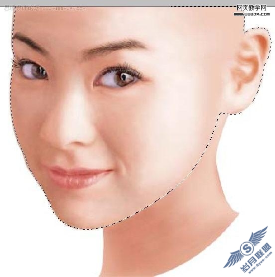 Photoshop鼠绘教程:气质美女