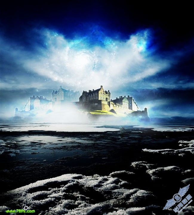Photoshop合成幻想风格的城堡场景