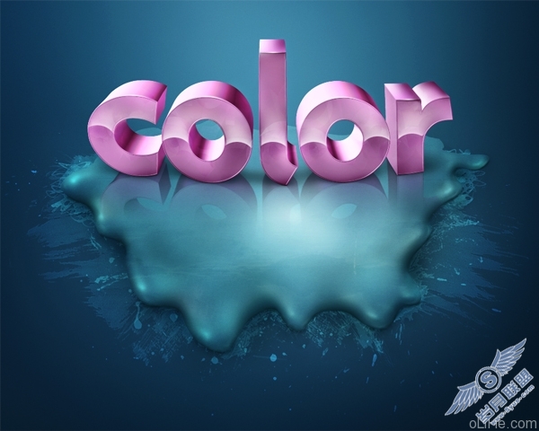 photoshop制作3d文字教程(第二部分)