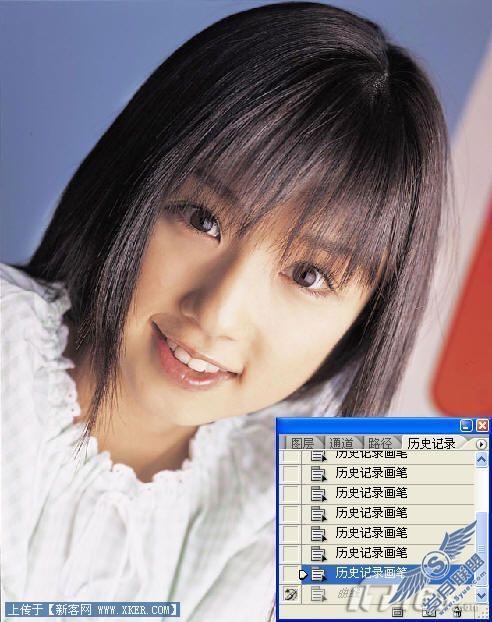 Photoshop美发：焗油染发效果先知道