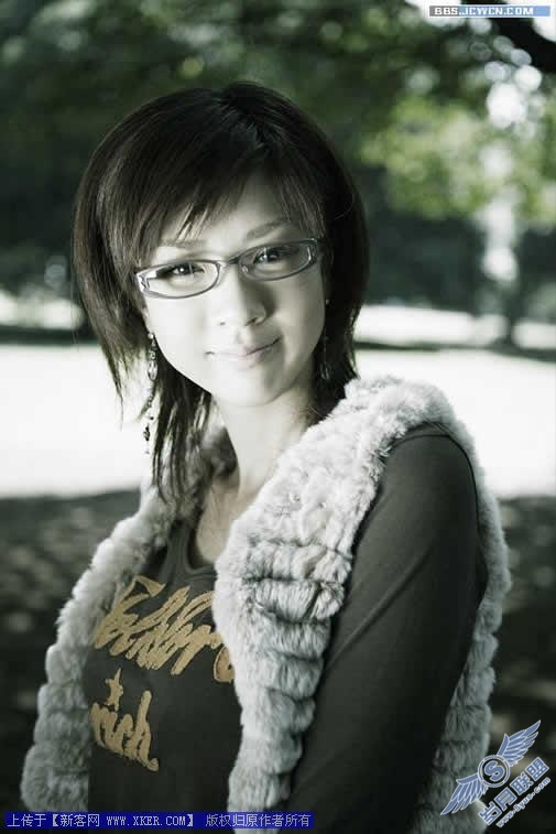 Photoshop调色一种非主流色调——忧绿黄
