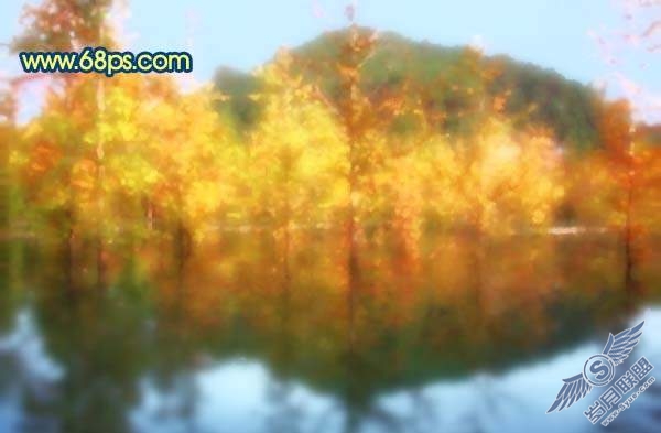 Photoshop用滤镜把外景照片转成水彩画效果
