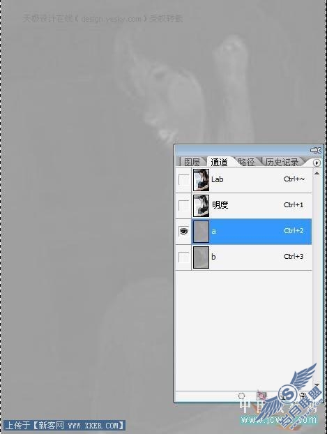 Photoshop巧将照片处理成淡彩线描特效_天极设计在线整理