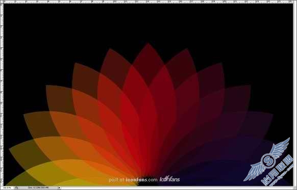 AI+Photoshop打造色彩斑斓的花花壁纸