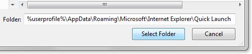 Windows 7中将回收站“请”到任务栏