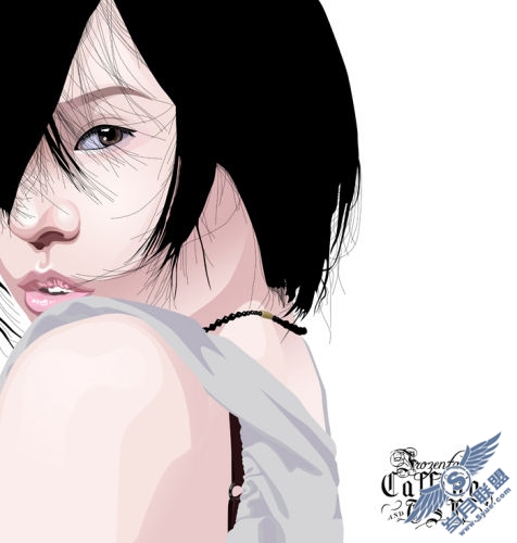 冰封童话Photoshop人物插画欣赏