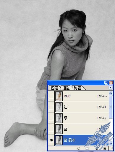 利用Photoshop通道来实现快速简单抠图