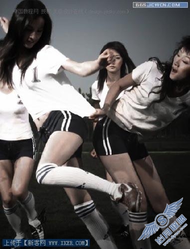 使用Photoshop把照片调成超酷暗色调