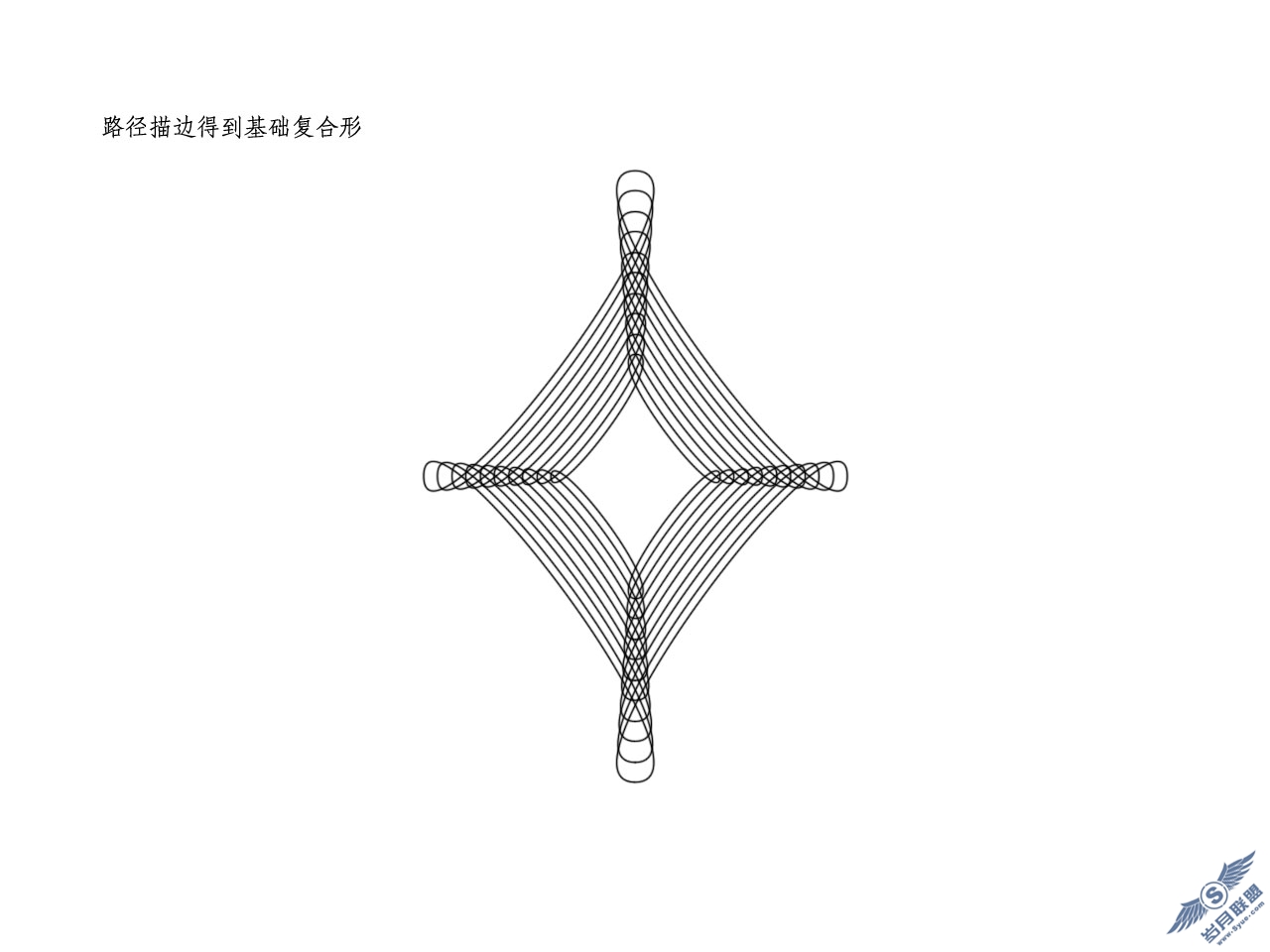 CorelDraw路径覆形法绘中心对称复杂图案（图九）
