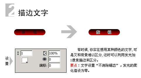 Fireworks“外发光”特效的实例应用【图】_