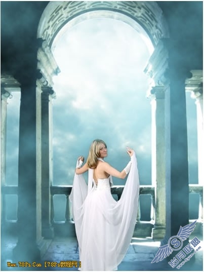 PhotoShop合成梦幻神秘效果照片