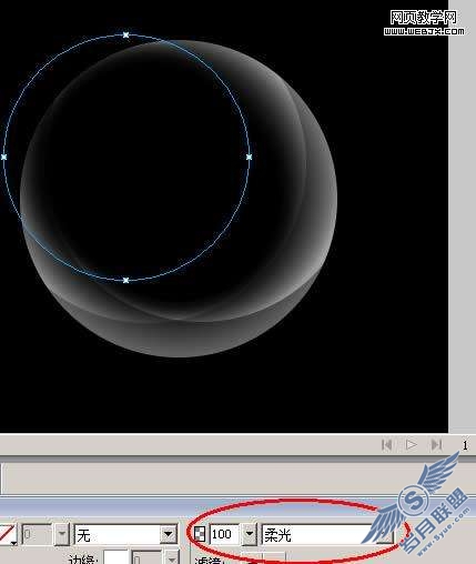 Fireworks绘制奇特发光的圆特效【图】_