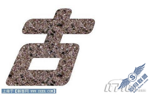 使用Photoshop滤镜打造沧桑石头字