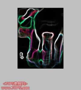 PS制作射线非主流闪图