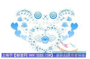 Photoshop制作漂亮的心型挂坠Gif动画图