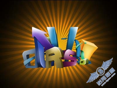 Photoshop制作漂亮的3D潮流艺术壁纸