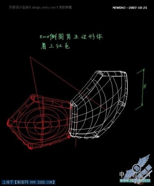 AutoCAD五分钟内画一个足球_天极设计在线转载