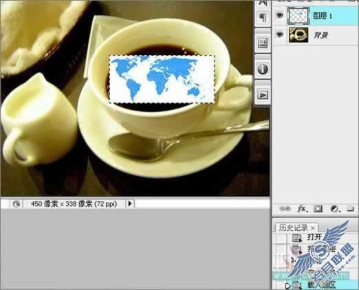 Photoshop合成:调制一杯特色咖啡