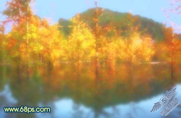 Photoshop用滤镜把外景照片转成水彩画效果