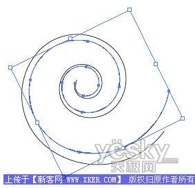 Illustrator巧绘矢量螺旋形状