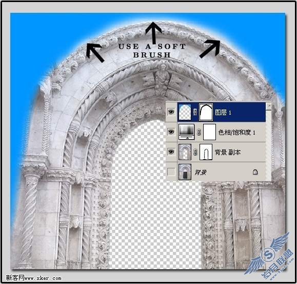 PhotoShop合成天河中奔跑的白马