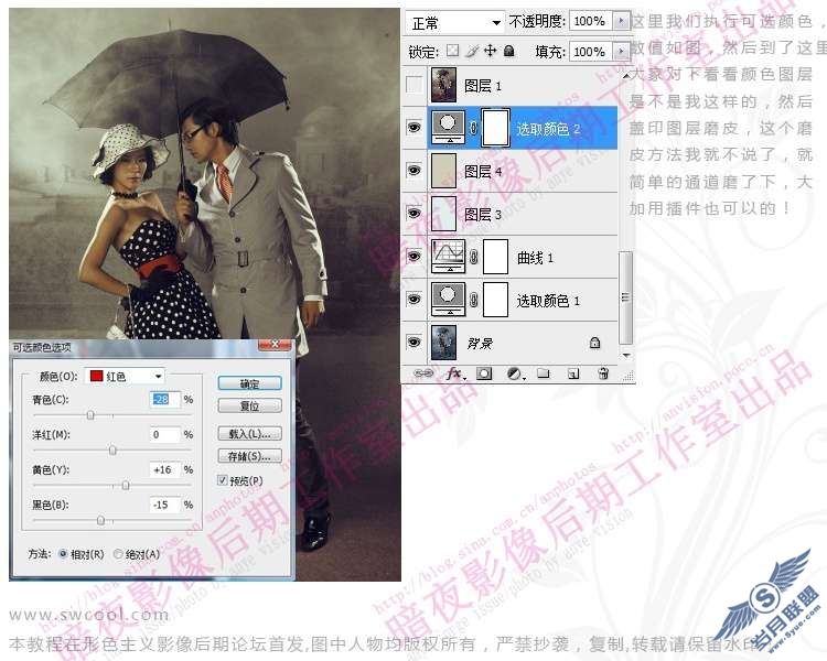 PhotoShop调色出质感怀旧色调效果