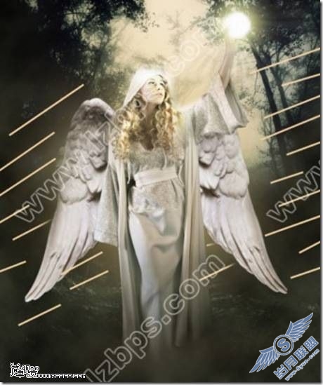 Photoshop制作神圣天使