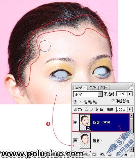 photoshop将人物头像转石膏效果