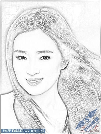 Photoshop把照片转为黑白素描画 Photoshop把照片转为黑白素描画