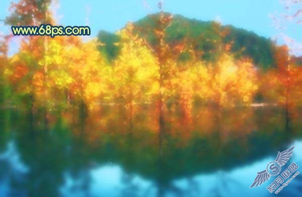 Photoshop用滤镜把外景照片转成水彩画效果