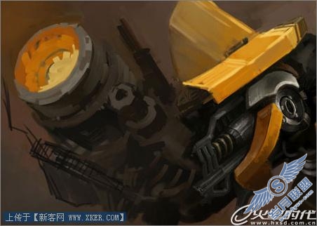 Photoshop打造变形金刚大黄蜂全过程