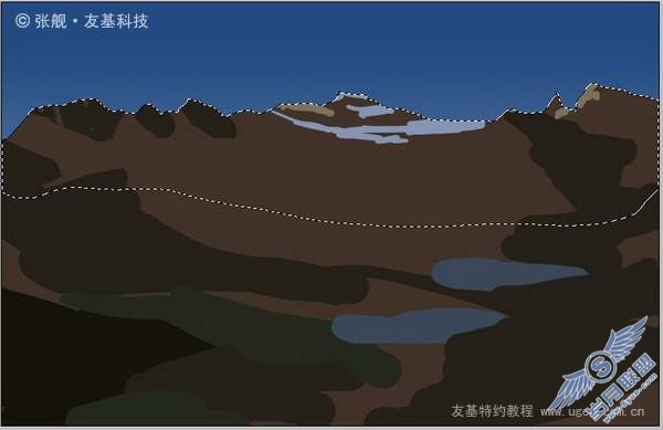 PhotoShop临摹教程:风景绘制