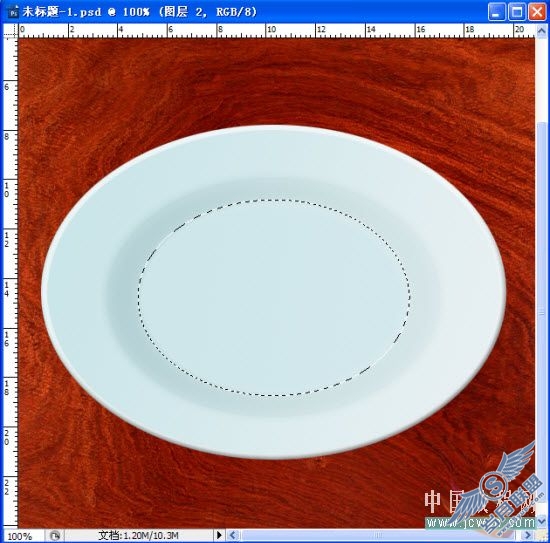 Photoshop教程:绘制盘子里新鲜的蛋清蛋黄