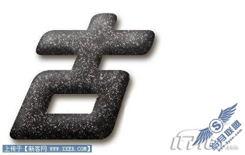 使用Photoshop滤镜打造沧桑石头字