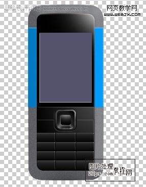 Photoshop鼠绘教程:逼真的诺基亚5310<a href=http://www.syue.com/Digital/Mobile/ target=_blank class=infotextkey>手机</a>