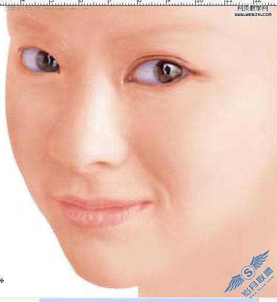 Photoshop鼠绘教程:气质美女