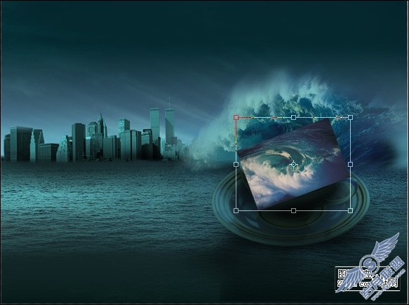 Photoshop照片合成:制作惊涛骇浪海报