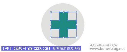 AI打造清新苹果风格图标_形状的建立_天极设计在线转载