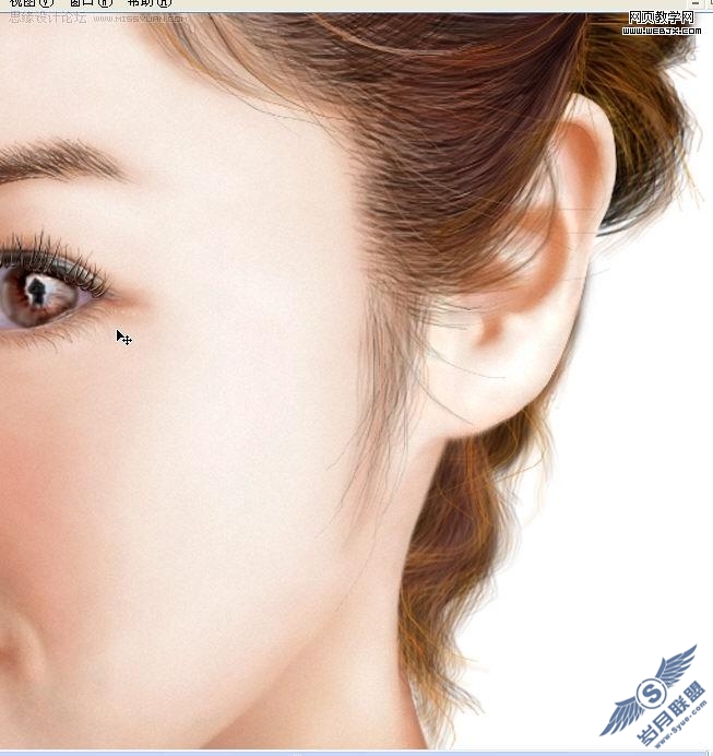 Photoshop鼠绘教程:气质美女