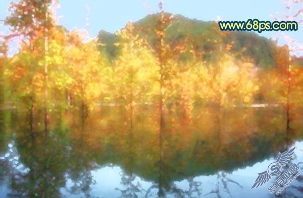 Photoshop用滤镜把外景照片转成水彩画效果